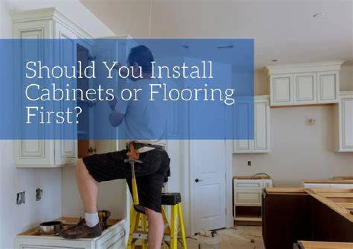 Question: Do You Install Top Or Bottom Kitchen Cabinets First??