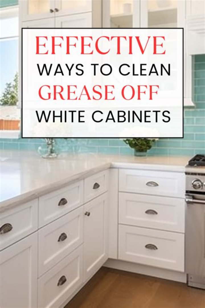 Question: How Do You Clean White Cabinets??