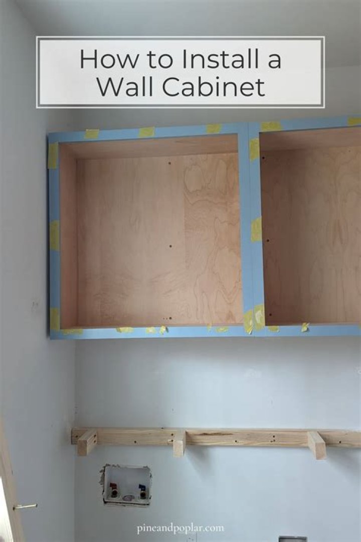 Question: How Do You Install Wall Cabinets??