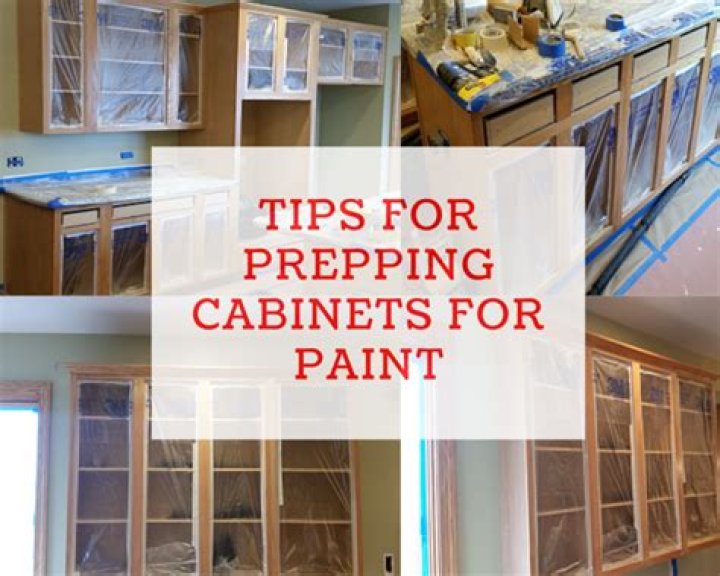 Quick Answer: How Do You Prep Cabinets For Painting??