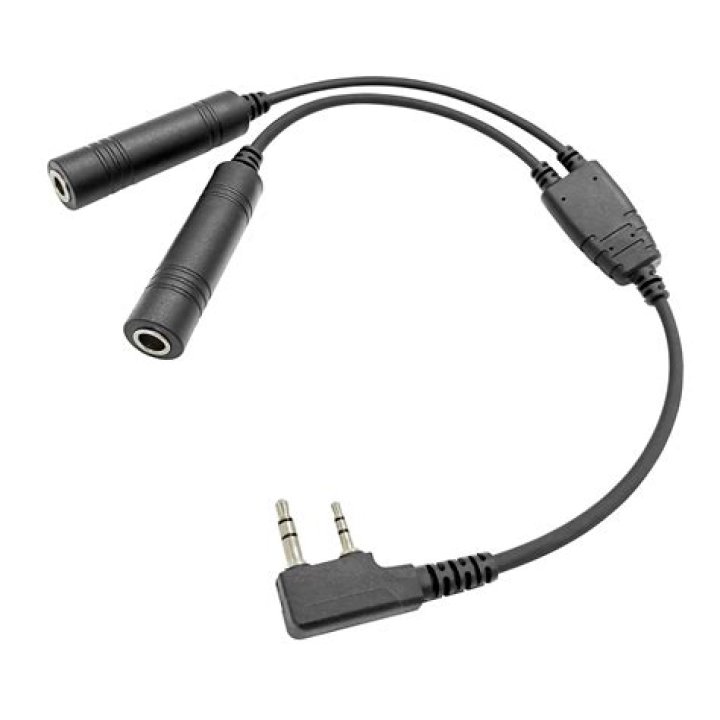 What is a dual prong airline adapter?